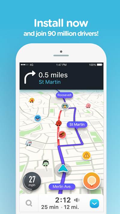 waze中文版5