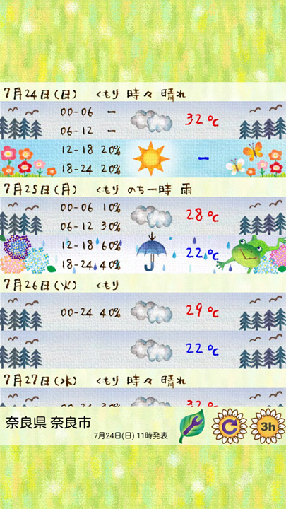 可爱的天气预报软件2