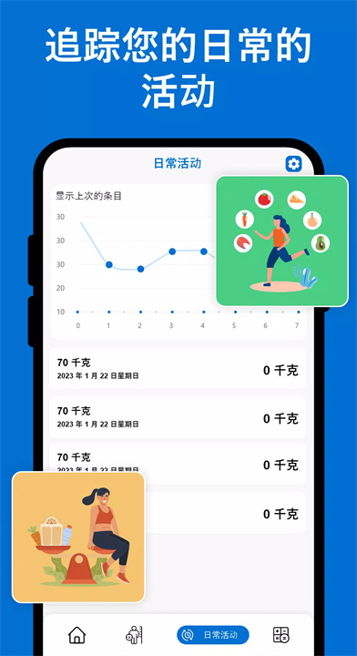 有目标的减肥追踪器软件1