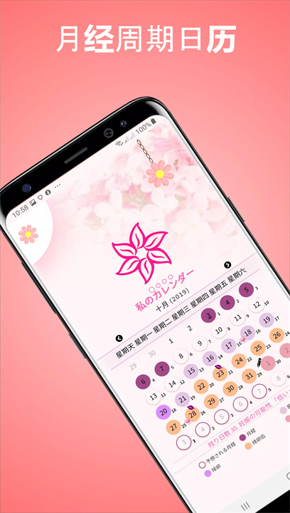 月经周期日历和怀孕天数app1