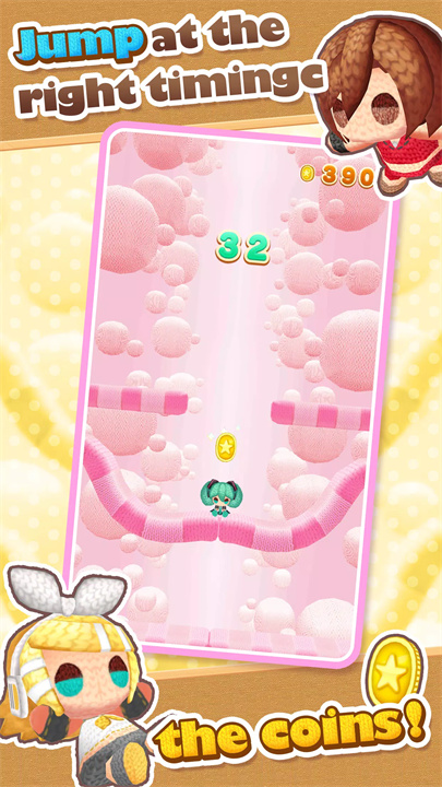 初音未来跳跃游戏截图1